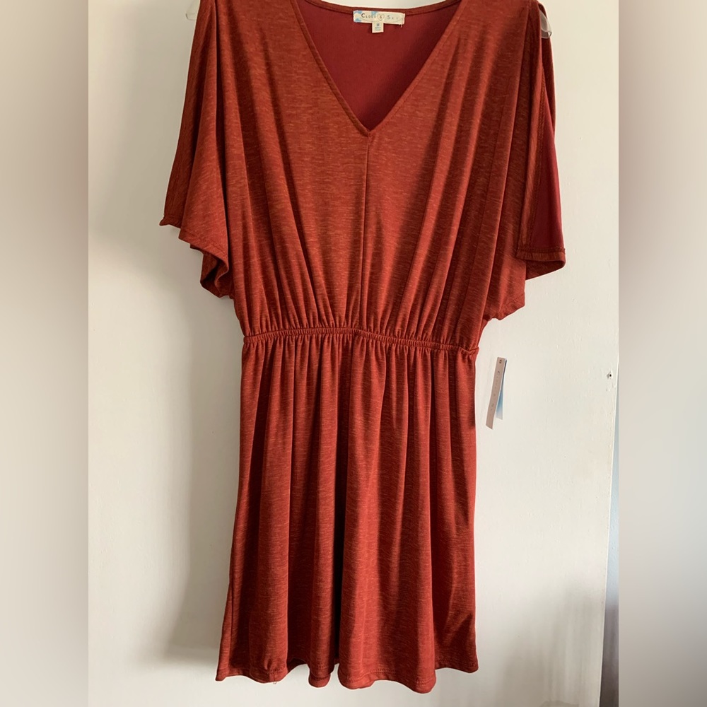 Dolman Split Sleeve Dress
